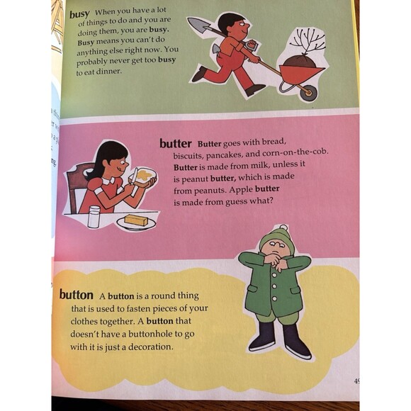 My Fun With Words Dictionary Kids Books A-K & L-Z Hardcover Lot of 2 Homeschool - Picture 5 of 11